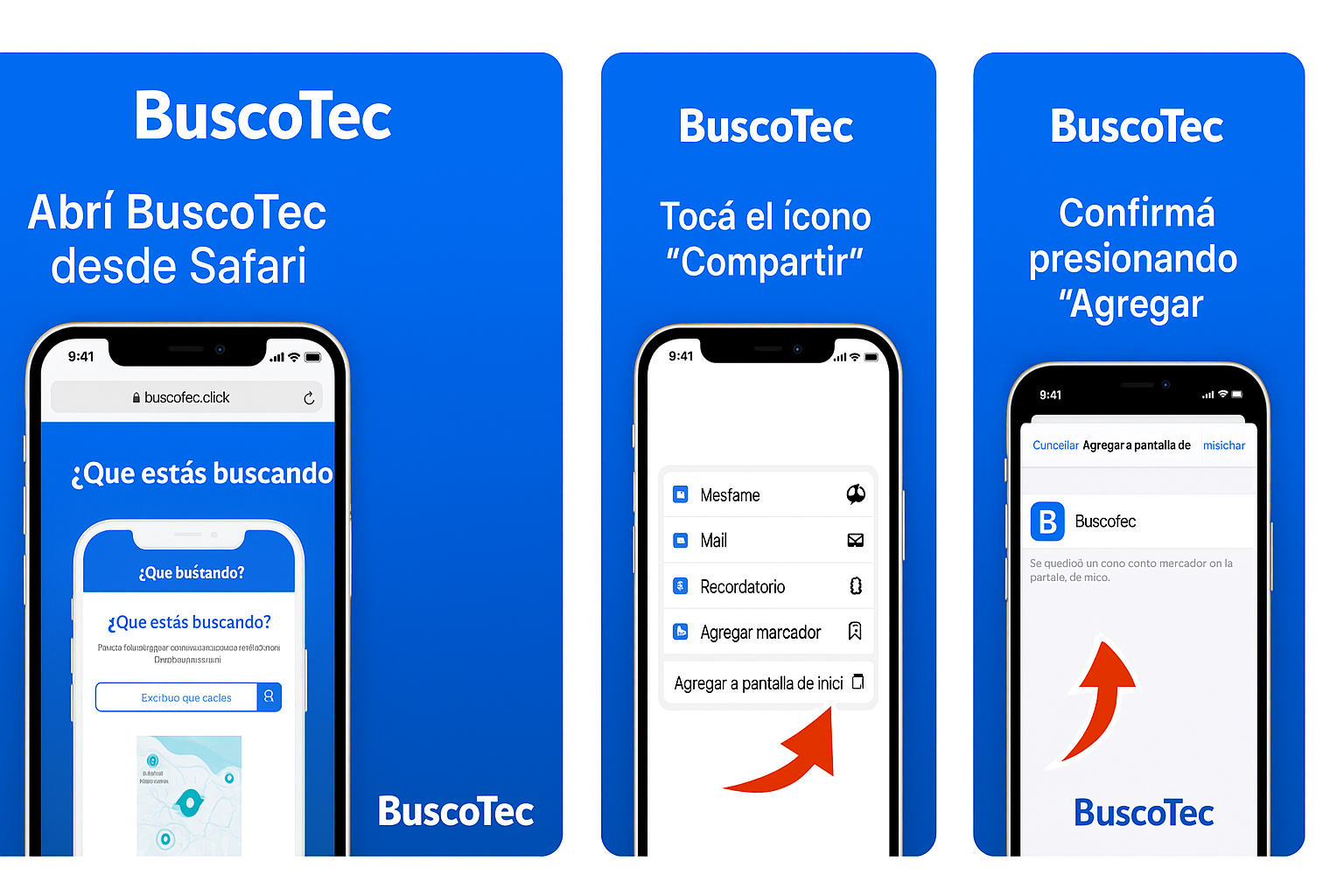 Cómo instalar BuscoTec en iPhone